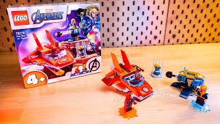 YouTube Thumbnail LEGO Super Heroes Iron Man vs. Thanos REVIEW | Set 76170