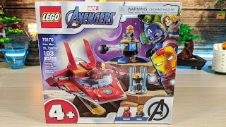 YouTube Thumbnail LEGO Marvel Iron Man vs. Thanos 76170 🎧 Pure Build