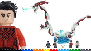 YouTube Thumbnail LEGO Marvel Shang-Chi Battle at the Ancient Village 76177 review! Pretty, bad toy