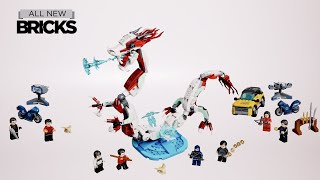 YouTube Thumbnail Lego Marvel Shang Chi and the Legend of the Ten Rings Compilation Speed Build