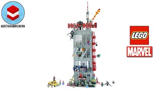 YouTube Thumbnail LEGO Marvel 76178 Daily Bugle - Lego Speed Build Review