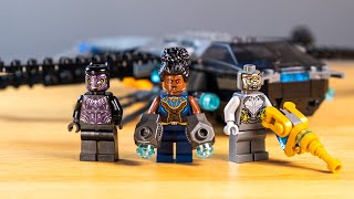 YouTube Thumbnail LEGO Marvel Black Panthers Libelle REVIEW | Set 76186