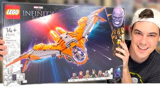 YouTube Thumbnail LEGO Infinity Saga 76193 GUARDIAN&#39;S SHIP (Benatar) Review! (2021)