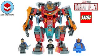YouTube Thumbnail LEGO Marvel What if...? 76194 Tony Stark´s Sakaarian Iron Man Speed Build