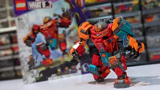 YouTube Thumbnail What if the Sakaarian Iron Man had knees... Lets modify Lego&#39;s 76194 Sakaarian Iron Man!