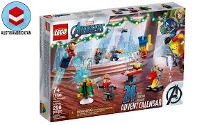 YouTube Thumbnail LEGO Marvel 76196 Avengers Advent Calendar 2021 Speed Build