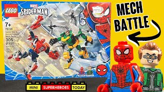 YouTube Thumbnail REVIEW: LEGO Spider Man &amp; Doctor Octopus Mech Battle