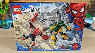 YouTube Thumbnail LEGO Spider-Man &amp; Doctor Octopus Mech Battle 76198 🎧 Pure Build