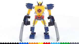 YouTube Thumbnail LEGO Wolverine Mech Armor 76202 review! Come for the figure, stay for the mech