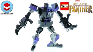 YouTube Thumbnail LEGO Marvel 76204 Black Panther Mech Armor - LEGO Speed Build Review