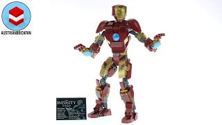 YouTube Thumbnail LEGO Marvel 76206 Iron Man Figure - LEGO Speed Build Review