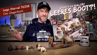 YouTube Thumbnail Gute Konstruktion, WENIG INHALT?! 😱🫣 Lego Marvel 76208 Das Ziegenboot (Thor: Love and Thunder)