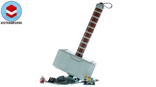 YouTube Thumbnail LEGO Marvel 76209 Thor´s Hammer - LEGO Speed Build Review