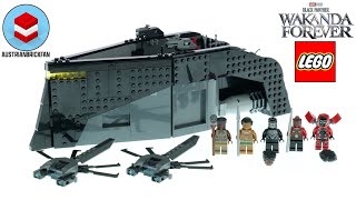YouTube Thumbnail LEGO Marvel 76214 Black Panther: War on the Water - LEGO Speed Build Review