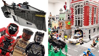 YouTube Thumbnail LEGO Pop Culture Street! Black Panther War on the Water (76214) Review