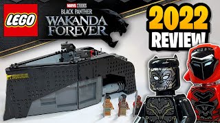 YouTube Thumbnail LEGO Black Panther War on the Water (76214) - 2022 Set Review