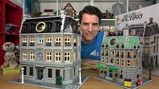 YouTube Thumbnail Nur der Preis spielt in der gleichen Liga: Sanctum Sanctorum von Panlos® 613001 und LEGO® 76218