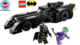 YouTube Thumbnail LEGO DC Comics 76224 Batmobile: Batman vs. The Joker Chase - LEGO Speed Build Review