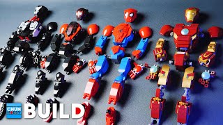 YouTube Thumbnail LEGO Speed Build! Marvel Figures Collection 2022 | LEGO Marvel 2022 | Beat Build