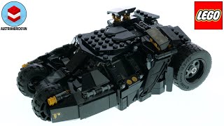 YouTube Thumbnail LEGO Batman 76239 Batmobile Tumbler: Scarecrow Showdown - Lego Speed Build