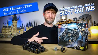 YouTube Thumbnail Wenige Funktionen, aber dekorativ: Lego 76239 Batmobile Tumbler Duell mit Scarecrow