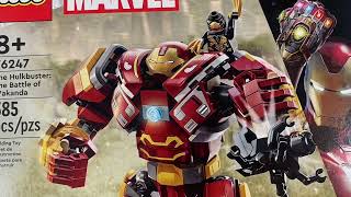 YouTube Thumbnail Lego Marvel Avengers.The Hulkbuster: The Battle of Wakanda (76247). Build and review Wakanda Forever