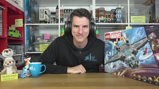 YouTube Thumbnail Lego-News &amp; Der Quinjet der Avengers - Live-Bauen mit dem Helden - Lego 76248 - 795 Teile für 100€