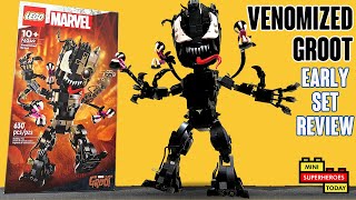 YouTube Thumbnail The LEGO Venomized Groot Set BLEW ME AWAY - (Marvel 76249 Review)