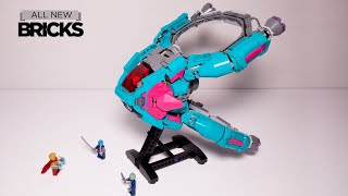YouTube Thumbnail Lego Marvel 76255 The New Guardians of the Galaxy Ship Speed Build