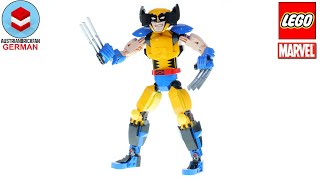 YouTube Thumbnail LEGO Marvel 76257 Wolverine Baufigur - LEGO Speed Build Review