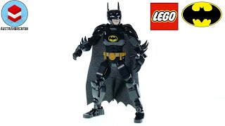 YouTube Thumbnail LEGO Batman 76259 Batman Construction Figure - LEGO Speed Build Review