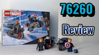 YouTube Thumbnail Perfektes Lego® MARVEL Einsteiger Set? Lego® MARVEL 76260 Black Widow &amp; Captain America Motorcycles