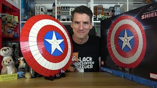 YouTube Thumbnail Die schwächste Ausführung kommt von LEGO®, verblüffend! 76262 Captain Americas Schild