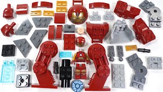 YouTube Thumbnail LEGO Iron Man Hulkbuster VS Thanos Set | LEGO 76263 Set Build Review