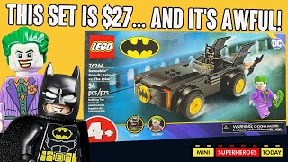 YouTube Thumbnail This is AWFUL: LEGO Batmobile Pursuit Batman vs The Joker (4+ Set 76264 REVIEW)