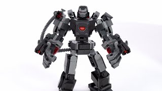 YouTube Thumbnail LEGO Marvel War Machine Mech Armor set 76277 review!