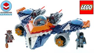 YouTube Thumbnail LEGO Marvel 76278 Rocket&#39;s Warbird vs. Ronan – LEGO Speed Build Review