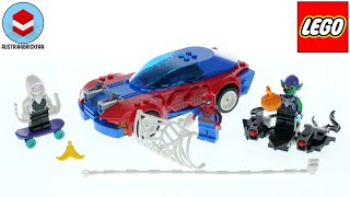 YouTube Thumbnail LEGO Marvel 76279 Spider-Man Race Car &amp; Venom Green Goblin Speed Build