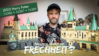 YouTube Thumbnail Für manche ganz nett, für andere eine Frechheit: Lego Harry Potter 76386 76387 76389 (Hogwarts 2021)