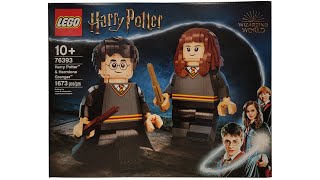 YouTube Thumbnail LEGO Harry Potter &amp; Hermoine Granger 76393 Build &amp; Review