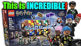 YouTube Thumbnail LEGO Harry Potter 2022 Magical Trunk REVIEW!