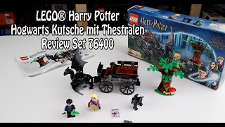 YouTube Thumbnail Review LEGO Hogwarts Kutsche mit Thestralen (Harry Potter Set 76400)