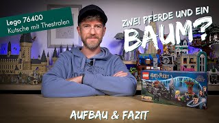 YouTube Thumbnail Zwei Pferde und ein Baum: Lego Harry Potter 76400 Hogwarts Kutsche mit Thestralen