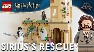YouTube Thumbnail LEGO Harry Potter 2022 Hogwarts Courtyard: Sirius&#39;s Rescue (76401) Review