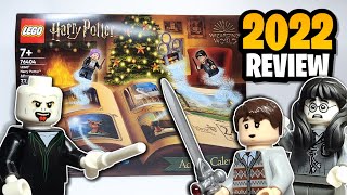 YouTube Thumbnail LEGO Harry Potter 2022 Advent Calendar (76404) - Set Review