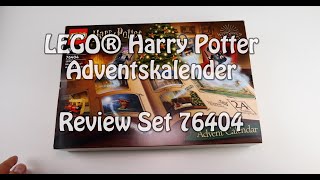 YouTube Thumbnail Review LEGO Harry Potter Adventskalender 2022 (Set 76404)