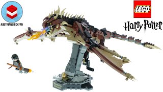 YouTube Thumbnail LEGO Harry Potter 76406 Hungarian Horntail Dragon Speed Build