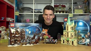 YouTube Thumbnail Es geht nur um die Figuren: LEGO® Harry Potter 76402 &amp; 76407 Dumbledores Büro und die heulende Hütte