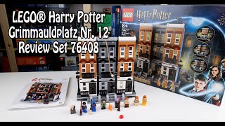 YouTube Thumbnail Review LEGO Grimmauldplatz Nr. 12 (Harry Potter Set 76408) - 12 Grimmauld Place