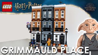 YouTube Thumbnail LEGO Harry Potter 2022 12 Grimmauld Place (76408) Review